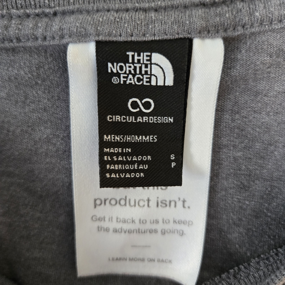 The North Face Men's Grey Logo Tee - Picture 3 of 9
